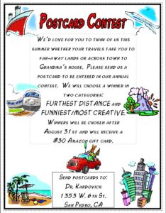 Postcard Contest Poster