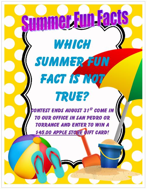 Summer Fun Facts