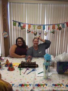 Two Girls Celebrating