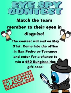 Eye spy contest